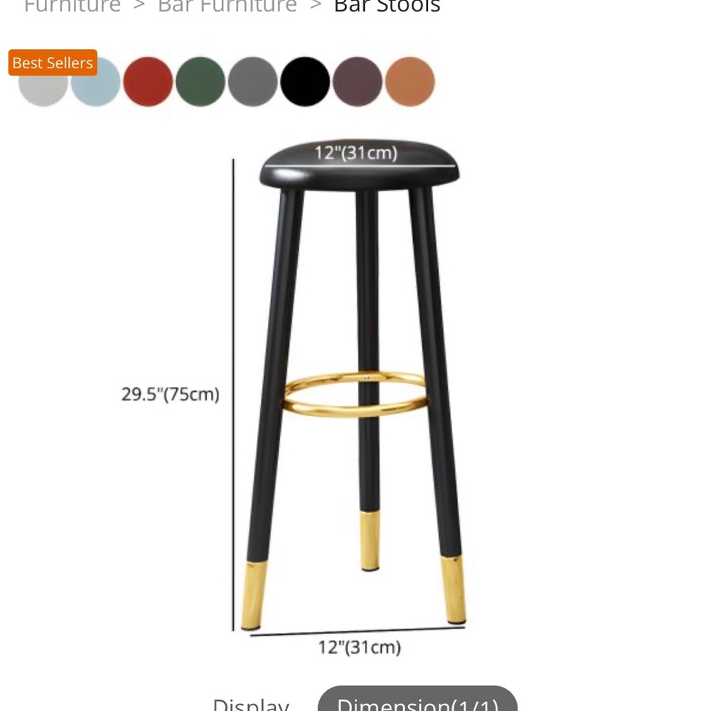 6 Brand New Bar Stools